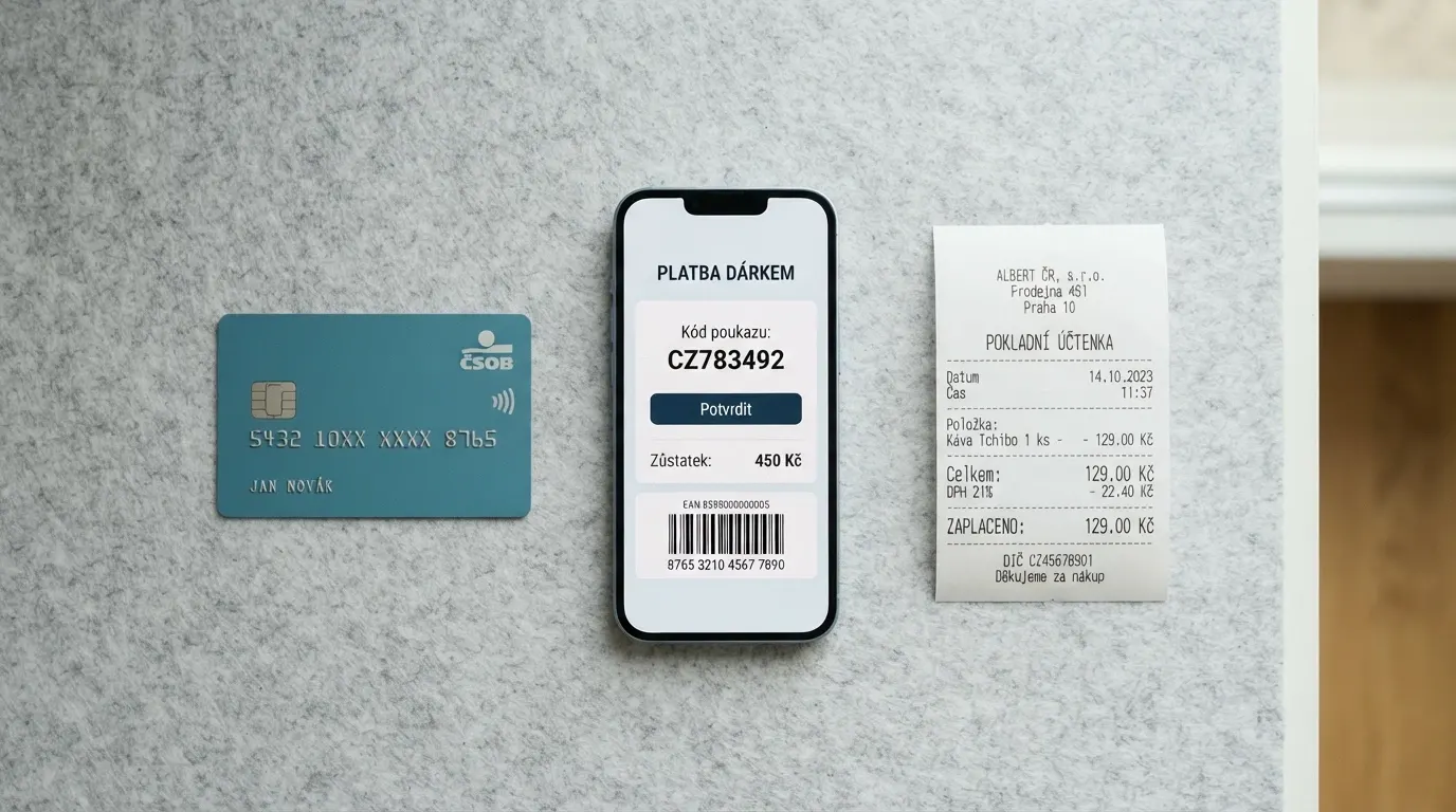 Platební karta, telefon s Paysafecard aplikací a bankovní převod vedle sebe — tři způsoby, jak vložit 200 Kč
